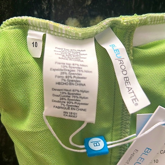 Bleu Rod Beattie Paradise High Neck Keyhole One Piece - Picture 10 of 12